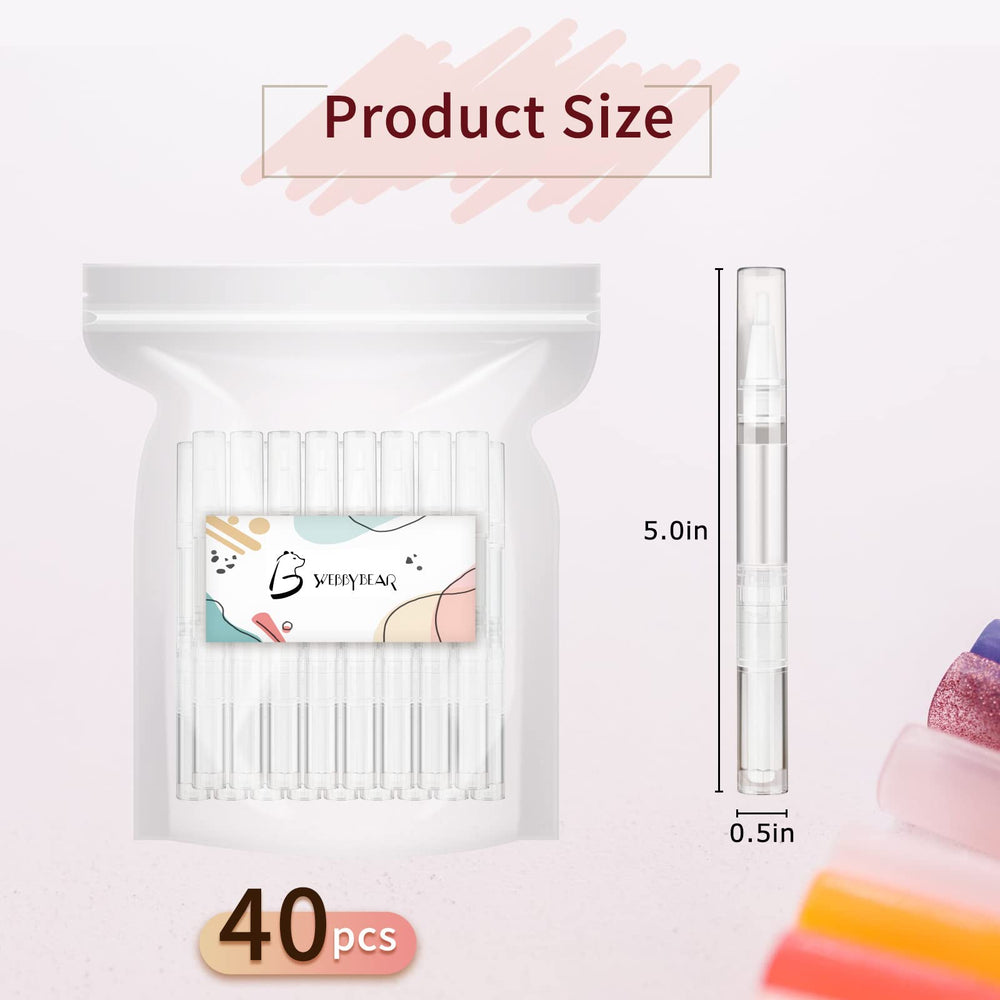 WEBBYBEAR envase transparente facilita ver el contenido y organizar líquidos.