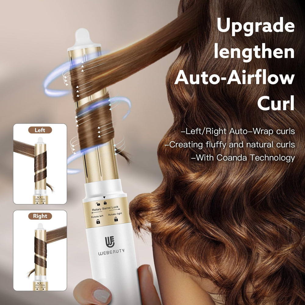 WeBeauty rizador de aire automático doble direcciones para rizos equilibrados