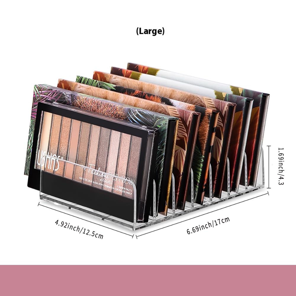WECHENG expositor acrílico para vanidad, muestra cosméticos con claridad.