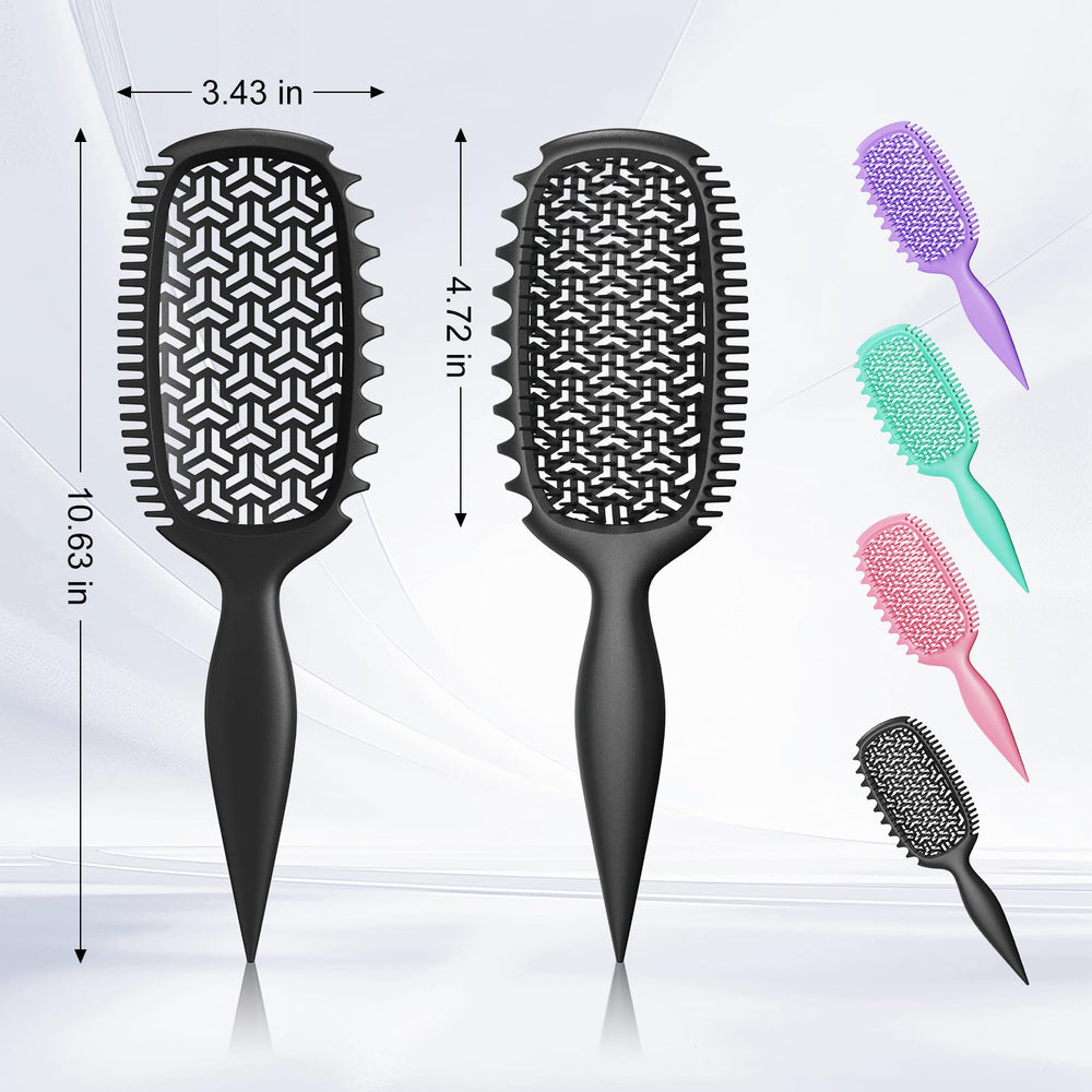 Diseño Weldilgit ventilado para secar cabello grueso con menor roce.