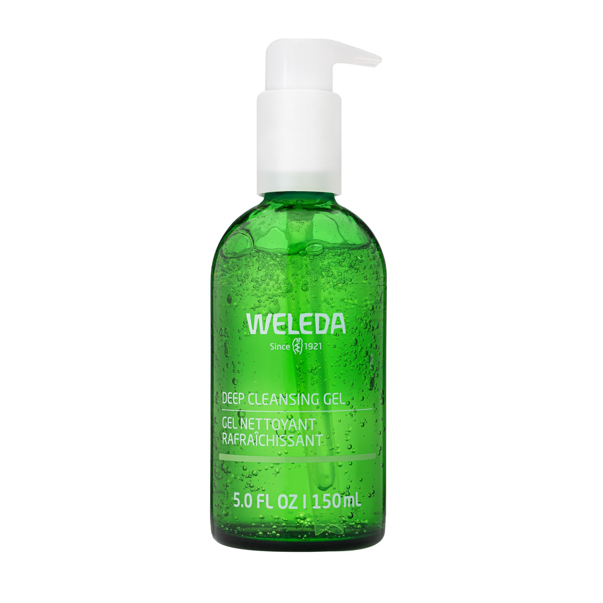 Weleda gel de limpieza profunda, botella para purificar la piel