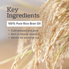Well's Oil Aceite de arroz, cuidado del cabello sin encrespamiento.