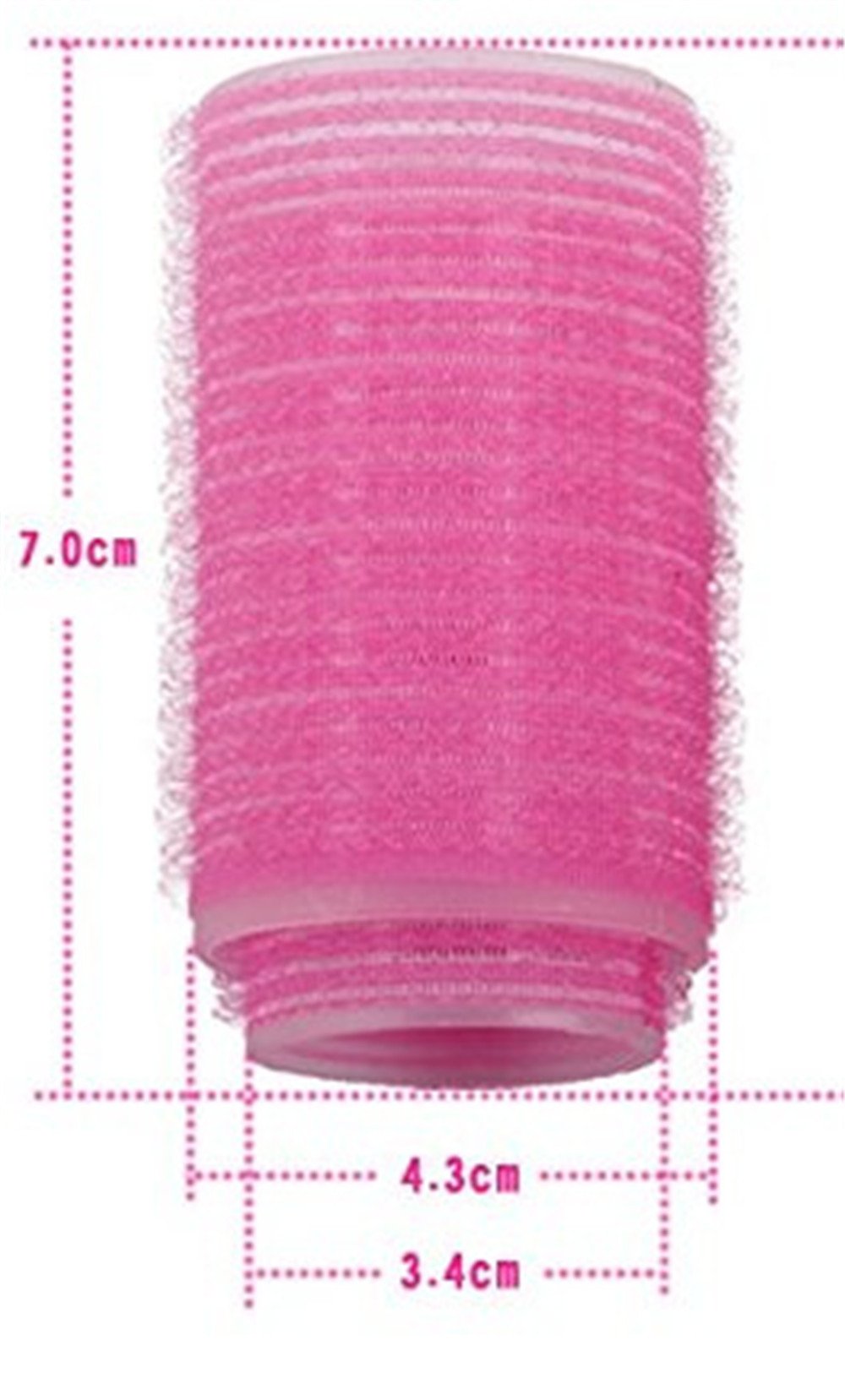 Rulos plásticos Wendy Mall para peinados rápidos sin dañar el cabello.
