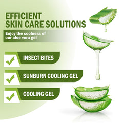 Gel de aloe vera Wenjlyj para cuerpo, hidratación de larga duración.