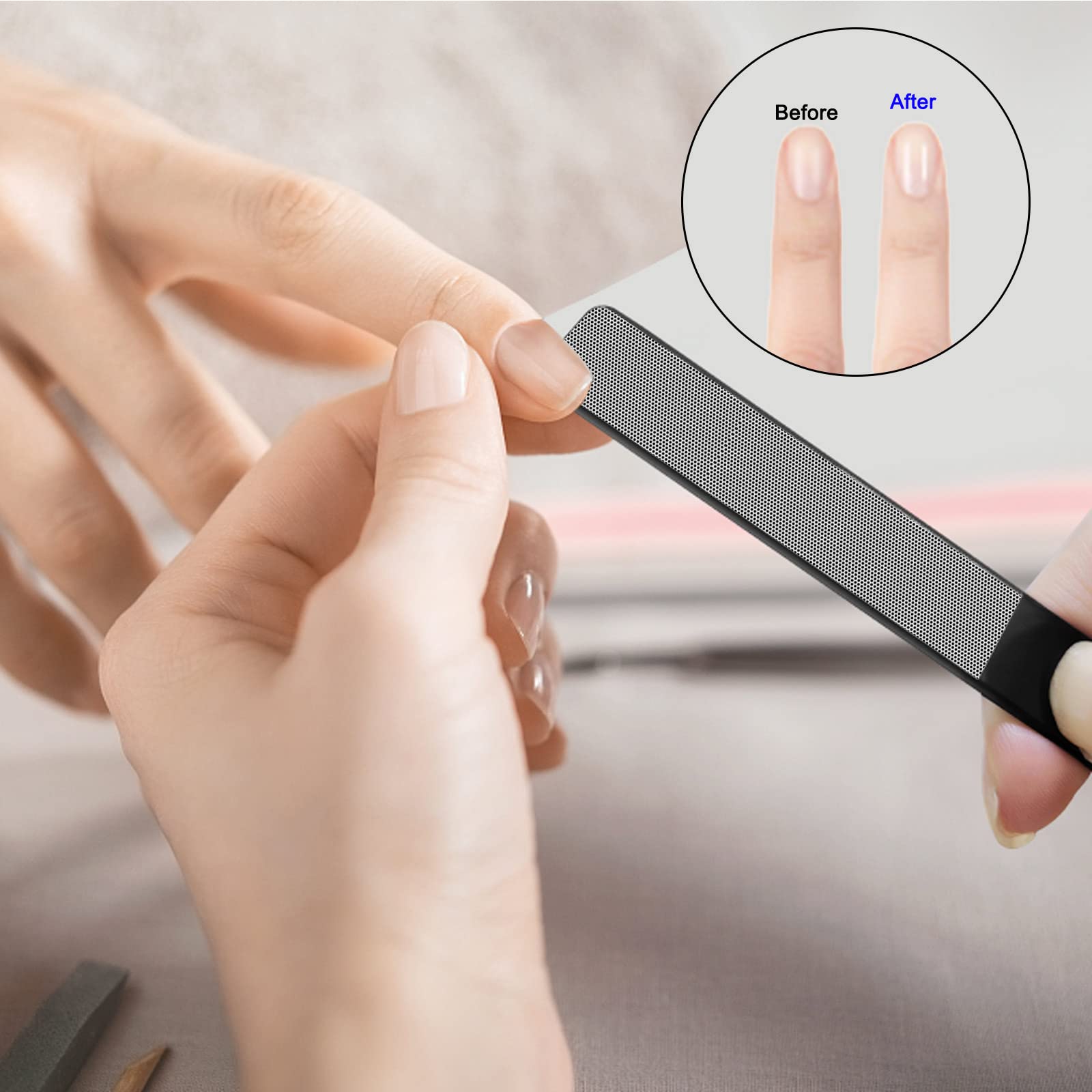 Set Werlla de viaje para manicura y pedicura en casa.