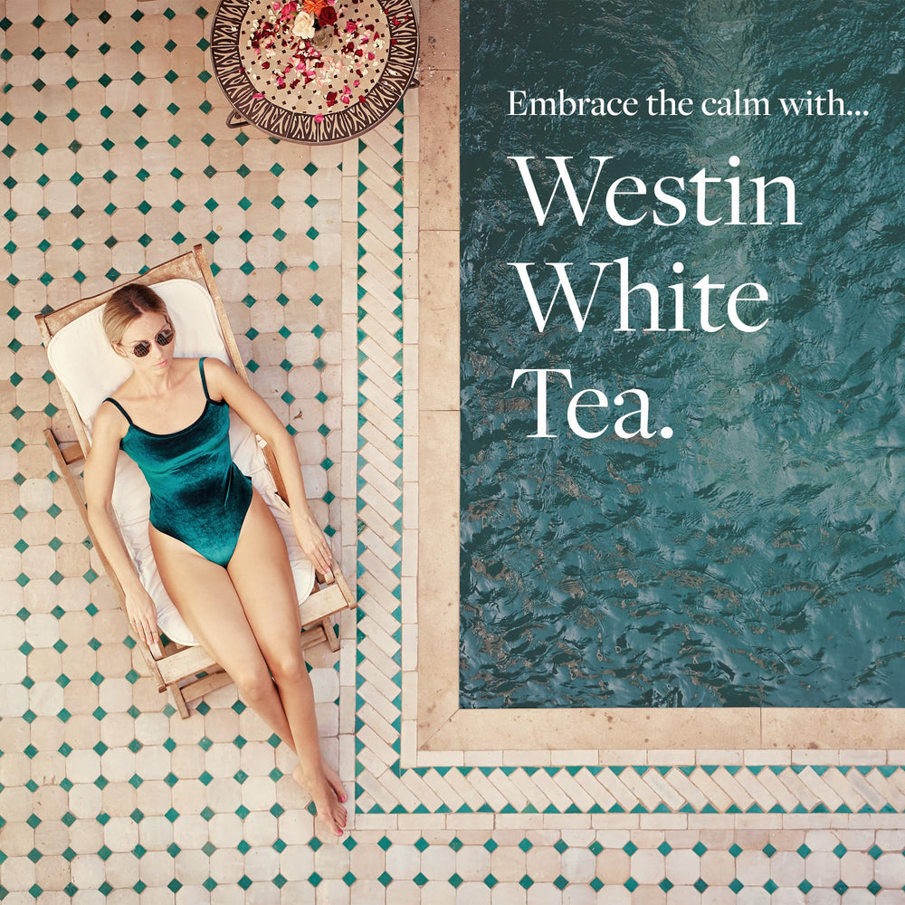 Westin White Tea Aloe ingredients including vitamins C and E emphasized