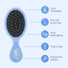 Wet Brush Cerdas IntelliFlex: deslizamiento suave con menos roturas.