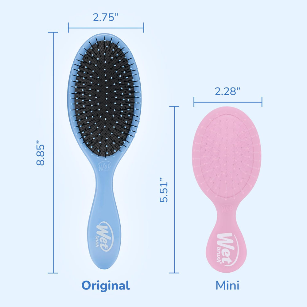 Wet Brush para cabello seco, peinado suave y rápido.