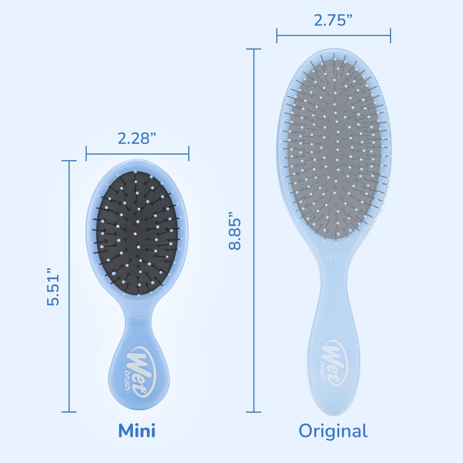 Wet Brush Desenredo sin tirones: adecuado para todo tipo de cabello.