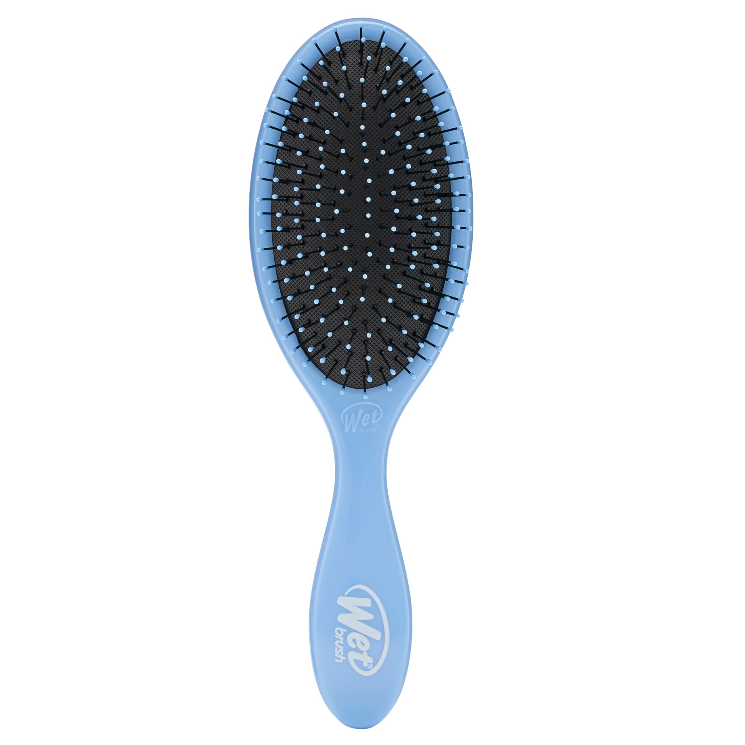 Wet Brush Detangler Original Sky, empaque visible, desenreda sin tirones.