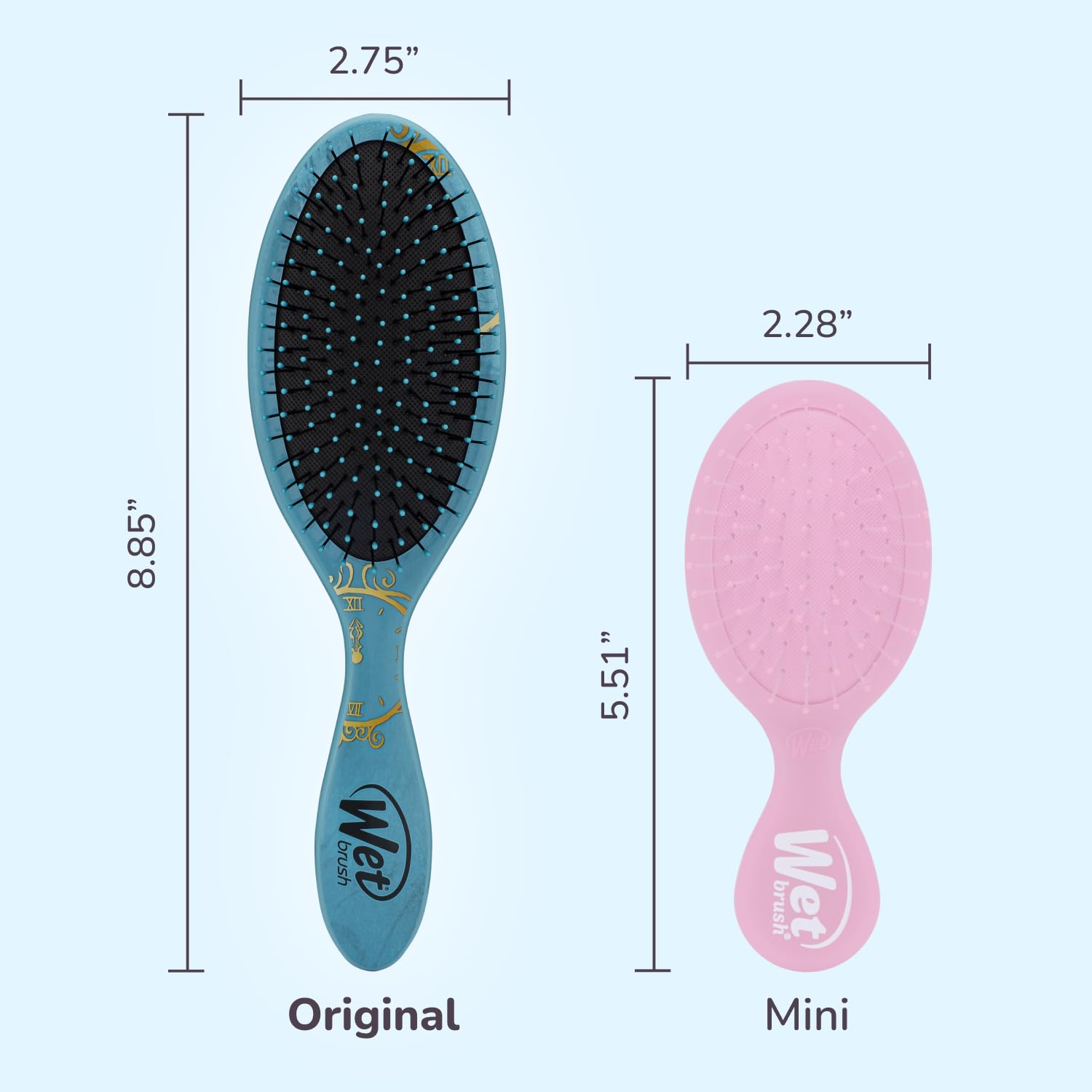 Wet Brush Disney Desenredante Original Cenicienta: nudos desenredados rápidamente.
