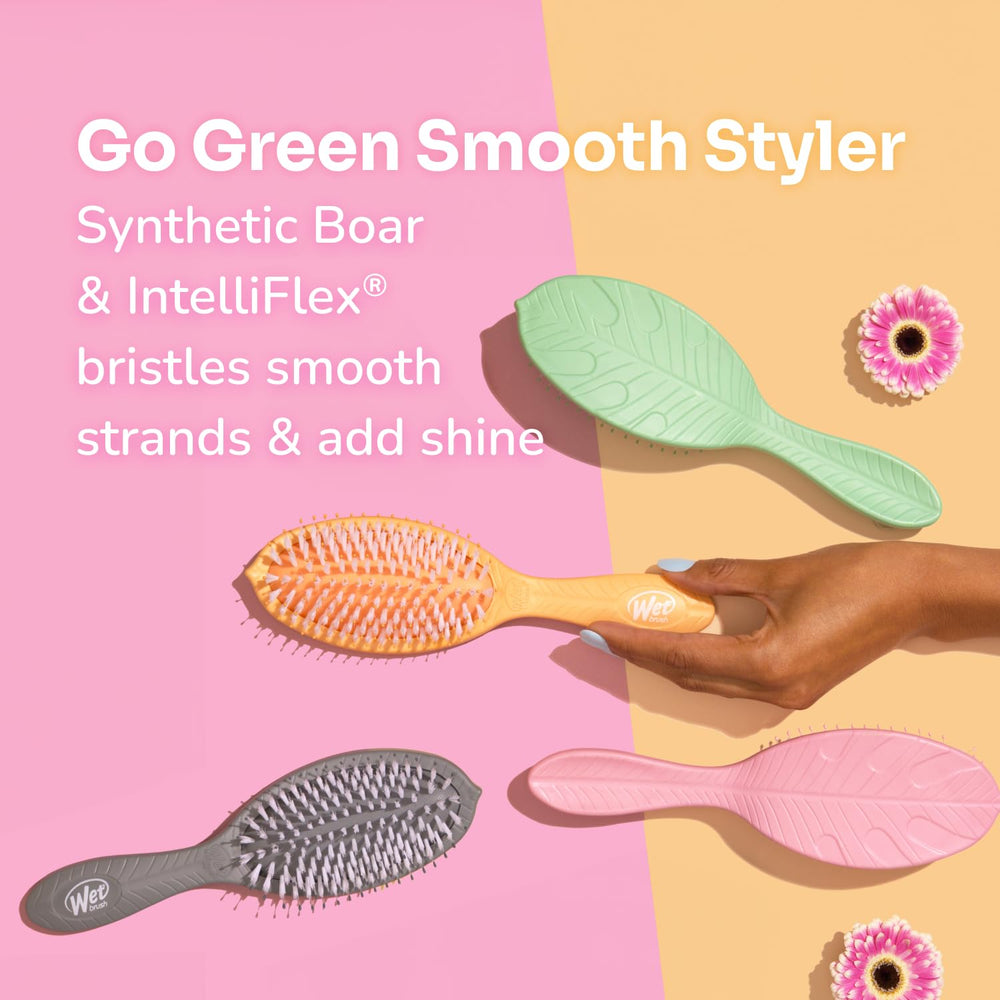 Wet Brush Go Green acabado suave y brillo en el cabello