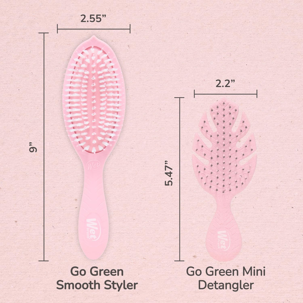 Wet Brush Go Green diseño ergonómico para uso cómodo