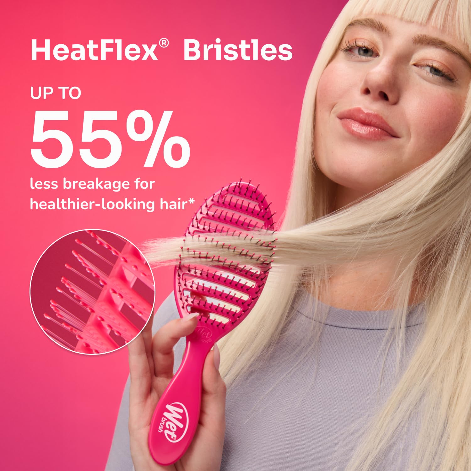 Apto para todo tipo de pelo con Wet Brush Speed Dry.