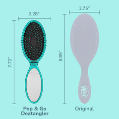 Wet Brush Pop Go, liberacion con boton para guardar fácilmente.