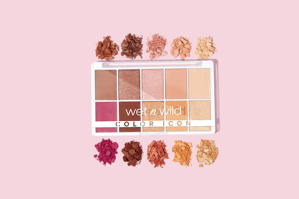 wet n wild Color Icon 10-Pan con brillos glitter para looks glam