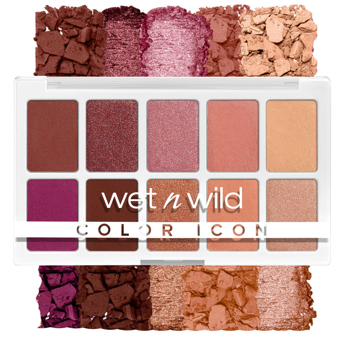wet n wild Color Icon 10-Pan con tonos rosas sutiles para look suave