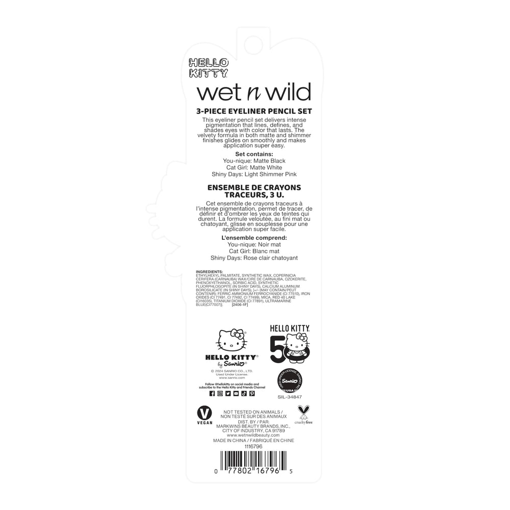 wet n wild Hello Kitty textura cremosa para deslizamiento suave.