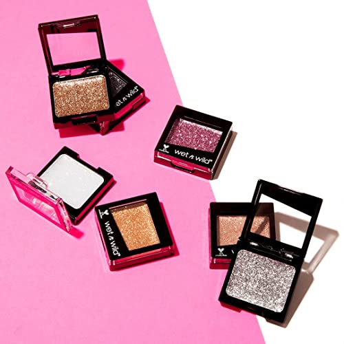 wet n wild Color Icon Glitter Eyeshadow Shimmer Brass sin fragancia para piel sensible.