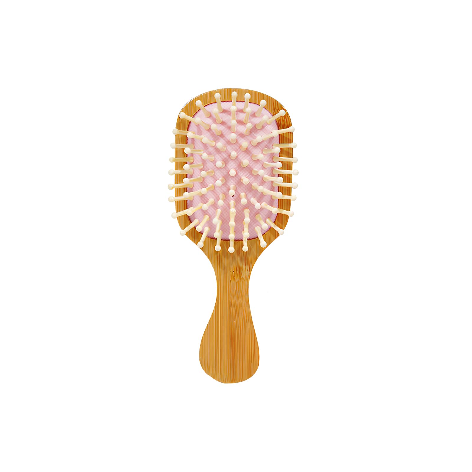 WetBamboo cepillo-pelo-mini-rosa para uso diario sin tirar del cabello