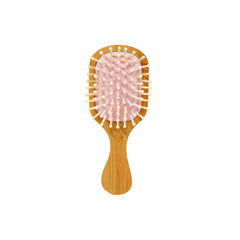 WetBamboo cepillo-pelo-mini-rosa para uso diario sin tirar del cabello