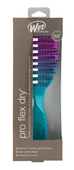 Brosse Wet Brush Pro Flex Dry ombre bleu-vert idéale pour toute la famille.