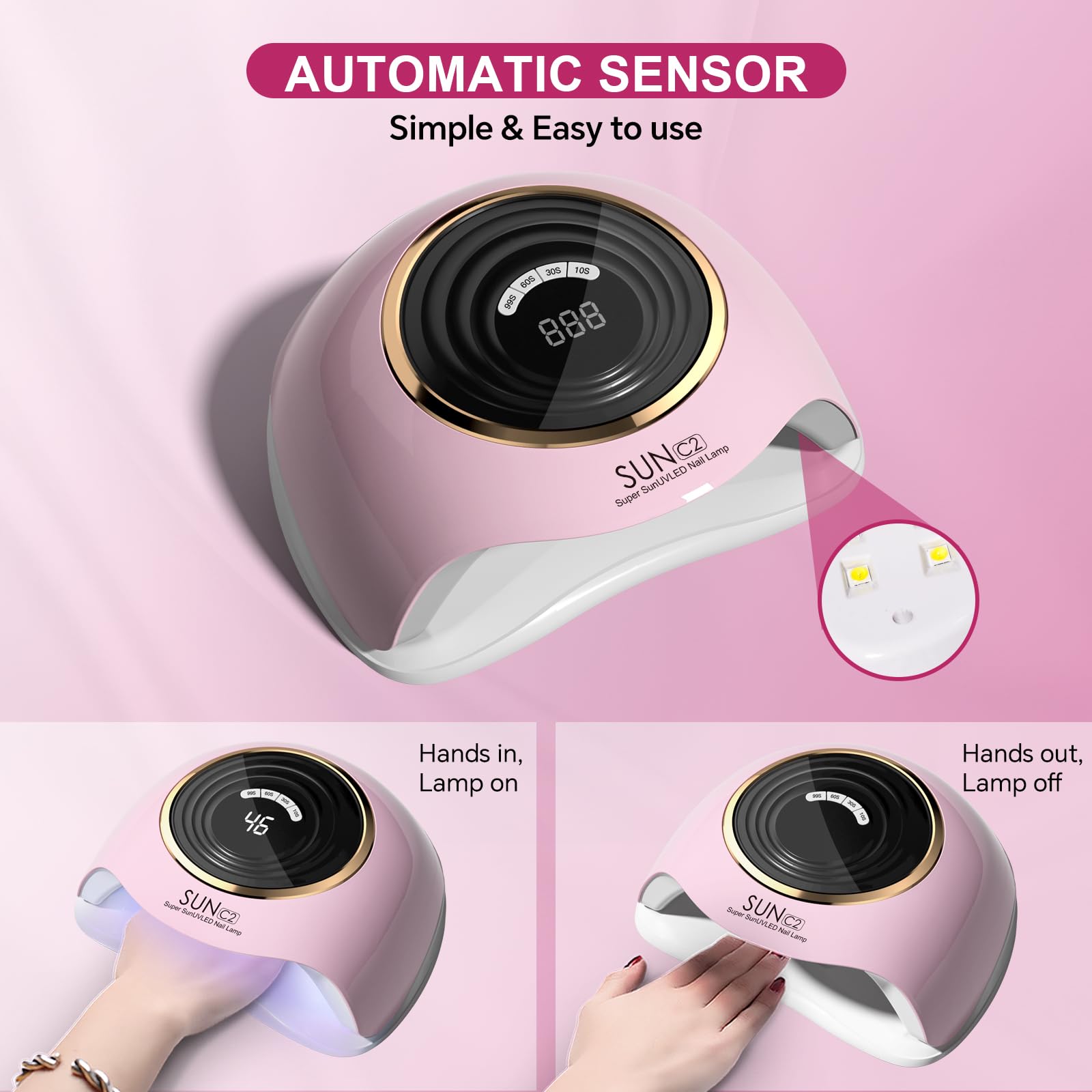 WEVILI sensor infrarrojo detecta manos y activa la luz automáticamente.