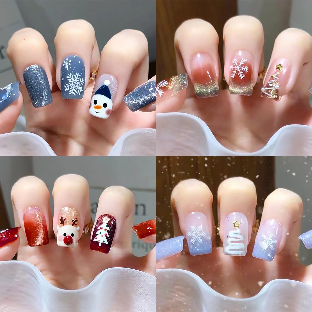 wfbbkp pegatinas uñas navidad diseños completos para uñas
