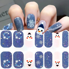 wfbbkp pegatinas uñas navidad renos brillantes para aspecto festivo