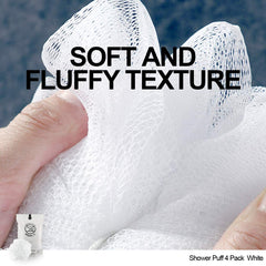 WhaleLife esponja lufa, textura malla suave para exfoliar sin irritar.