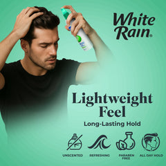 White Rain protección contra la humedad con extractos botánicos para mantener la forma.