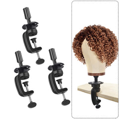 Soporte Wig Mannequin Head, montaje sin herramientas para uso rápido.