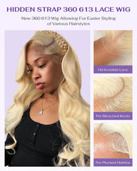 WigCool línea de pelo pre-tirada con pelo bebé para apariencia natural.