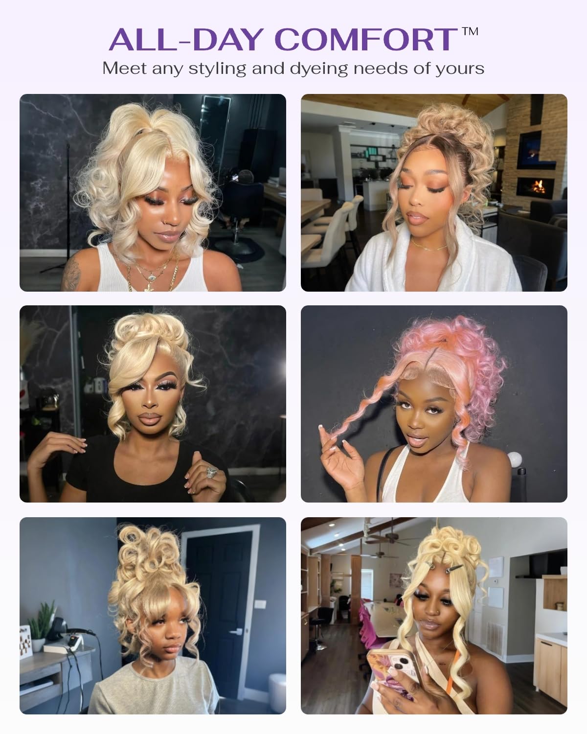 WigCool longitud 26 pulgadas para un look dramático.