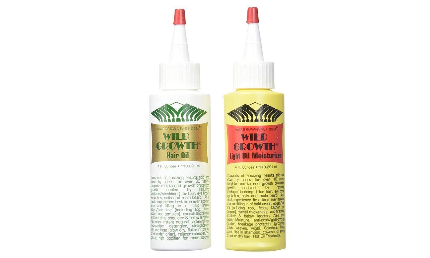 Wild Growth, bote amarillo, hidratación diaria para el cabello seco y rizado.
