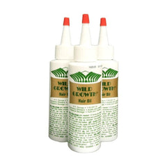 Wild Growth aceite para el cabello, botella 4oz, suaviza y facilita el peinado.