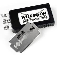 Hojas Wilkinson Sword de doble filo, afilado prolongado para un afeitado cómodo.