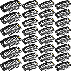 WillBond clip de extensión 32 mm con 9 dientes para fijar mechones con suavidad.