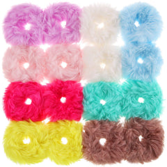 Willbond gomas pelo pompones coloridas: accesorio divertido para peinados diarios con estilo
