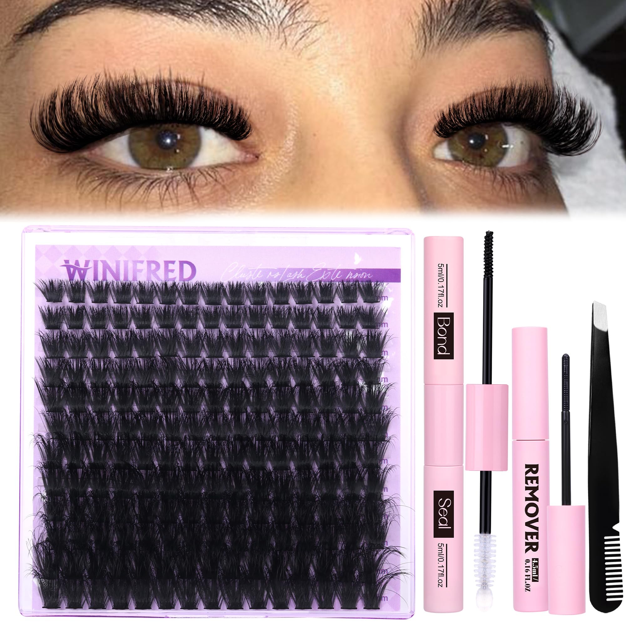 El kit de Winifred para uso en casa facilita lograr un look profesional.