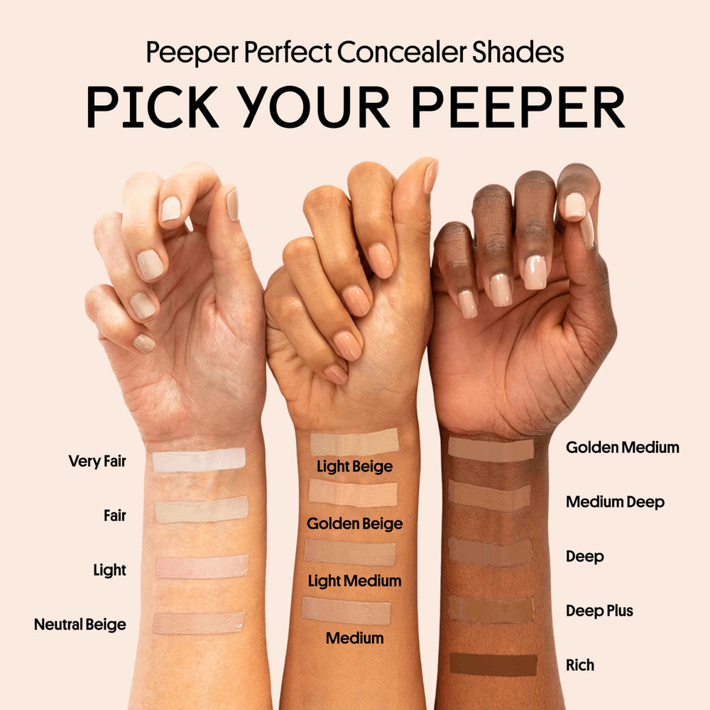Winky Lux Peeper Perfect Concealer, a prueba de agua y humedad para todo el día.