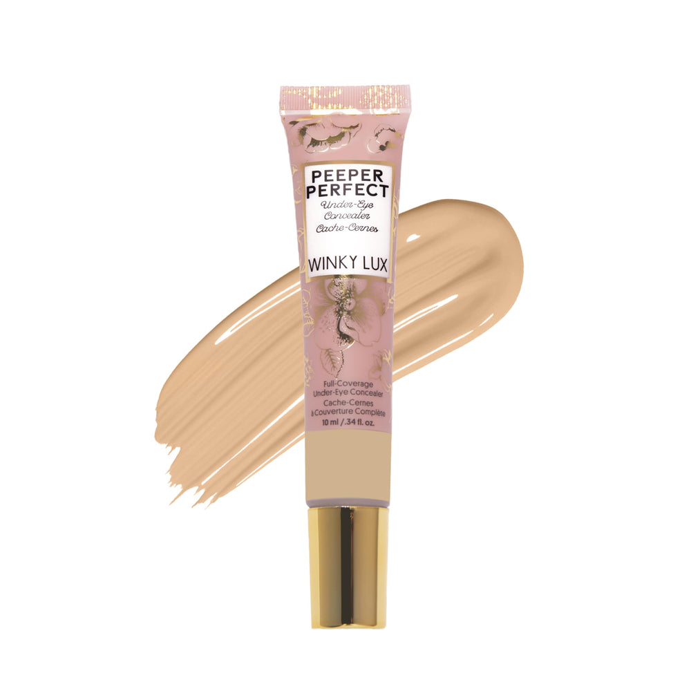 Winky Lux Peeper Perfect Concealer, aplicación precisa para cobertura uniforme de ojeras.