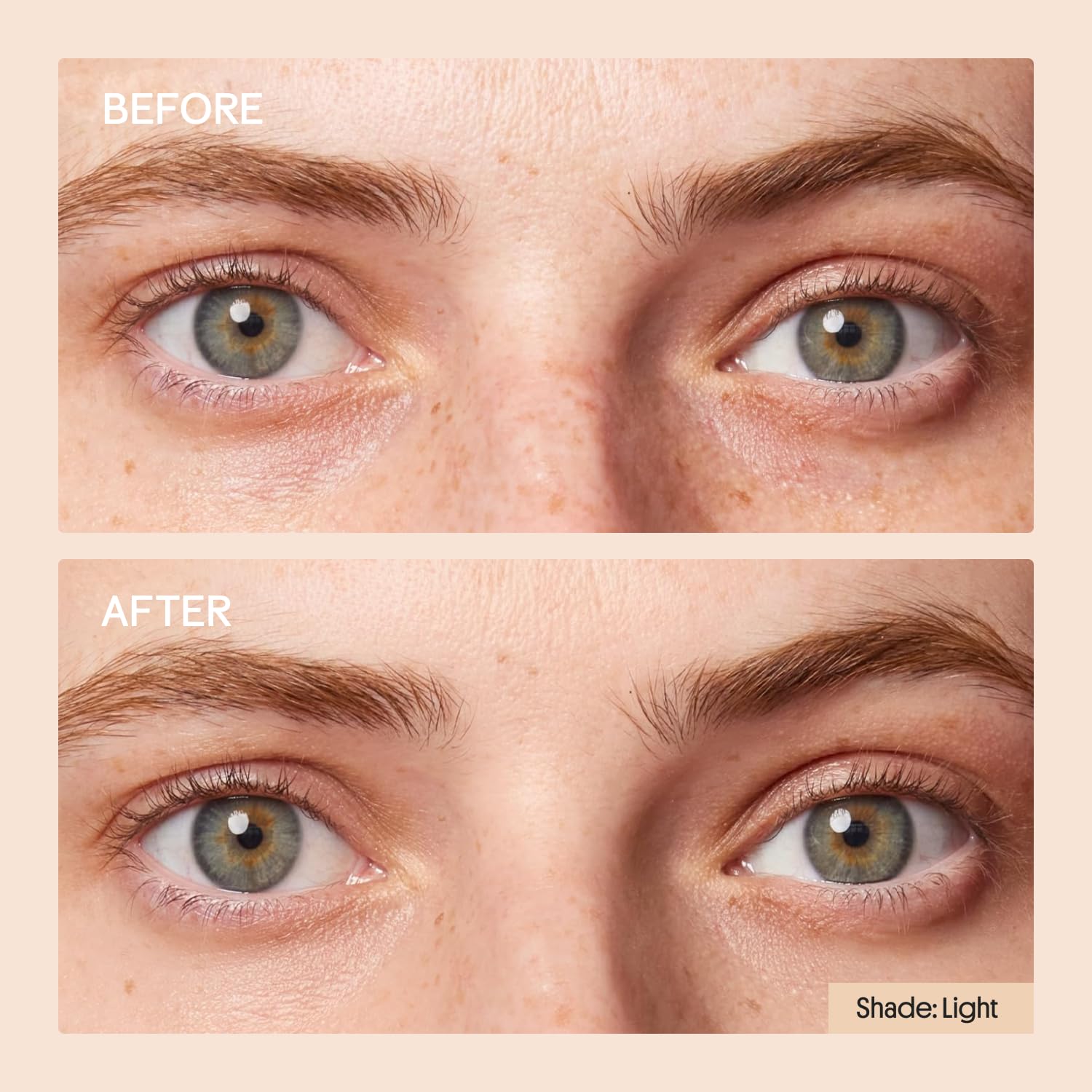 Winky Lux Peeper Perfect Concealer, textura cremosa que se adapta sin pliegues.