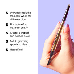 Winky Lux Uni-Brow textura firme resiste sudor y desgaste para cejas definidas.