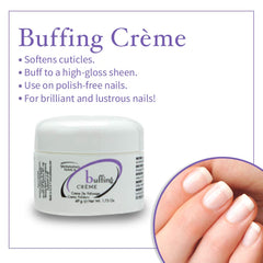 Winning Nails buffing in action lowers ridges during at-home manicure