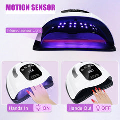 wisdompark lampara uv-led cuatro-tiempos para un secado preciso