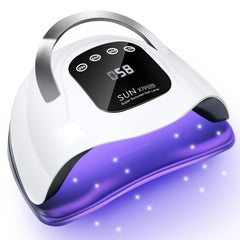 wisdompark lampara uv-led para uñas 320w con secado rapido y uniforme