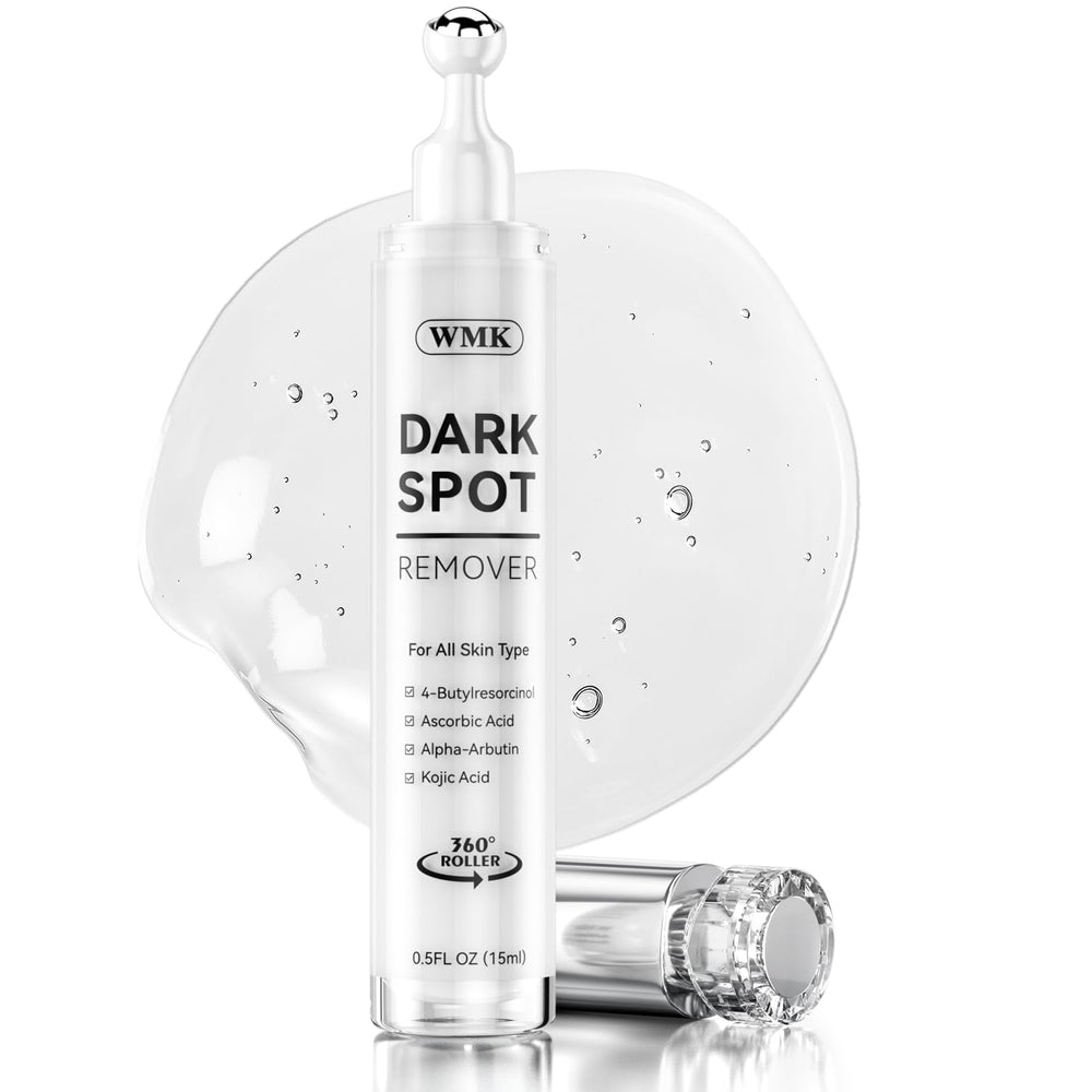 WMK Corrector de manchas para rostro con rodillo 360° para aplicación precisa.