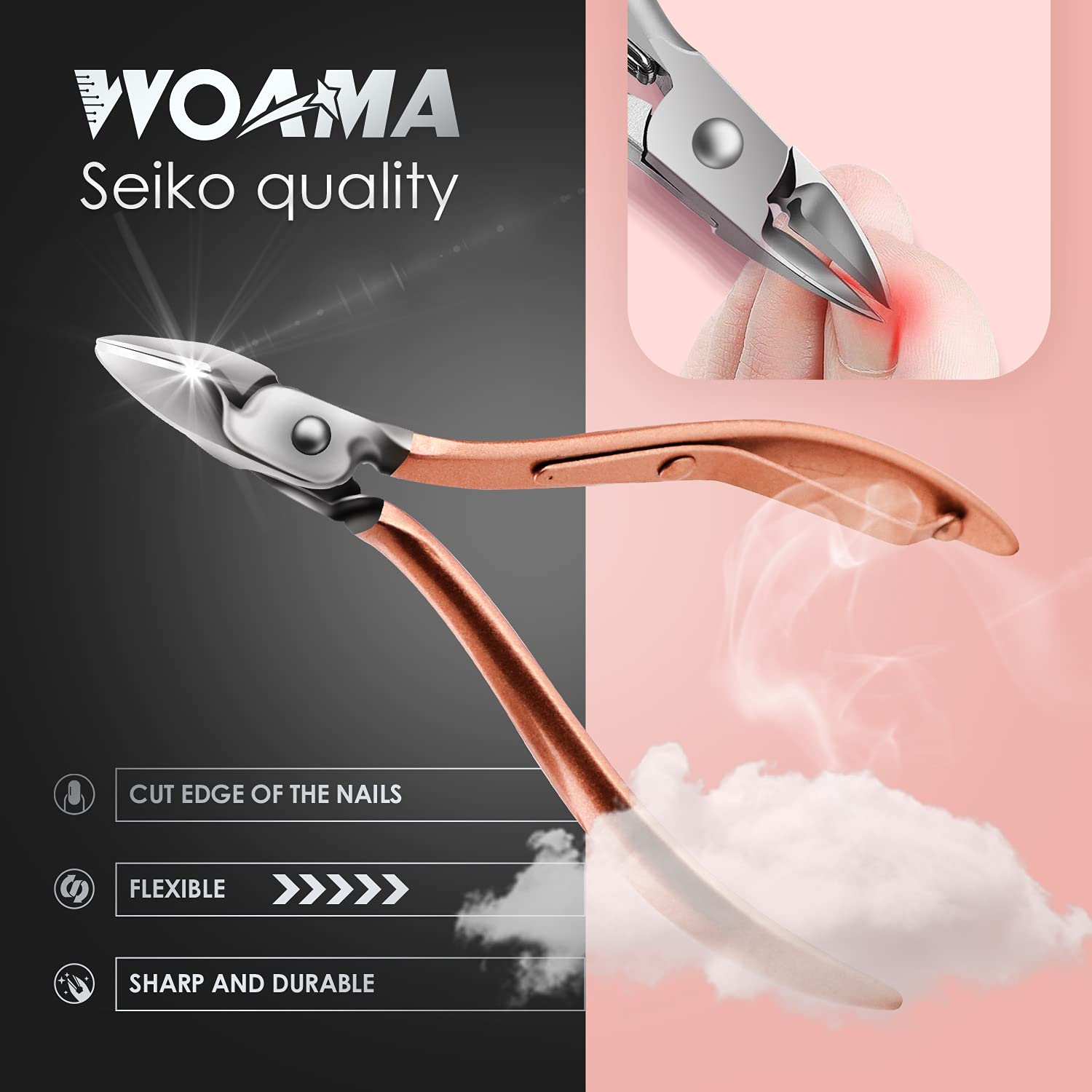 WOAMA estuche de cuero compacto ideal para viaje