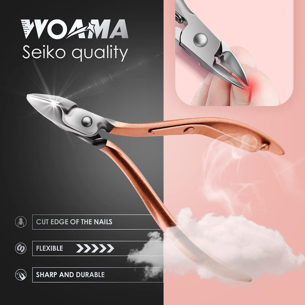 WOAMA estuche de cuero compacto ideal para viaje